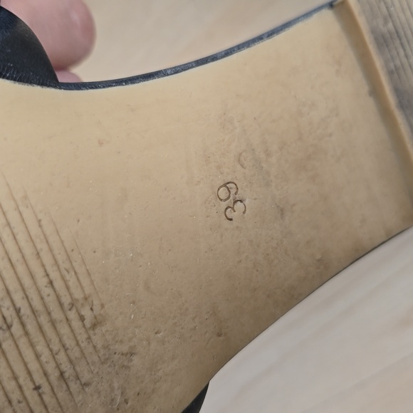 H&M Black Braided Slides Woven Flat Sandals Size 8 - Picture 8 of 8